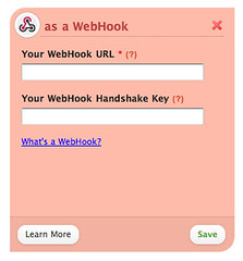 WebHook Notification Settings